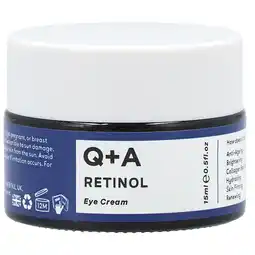 Holland & Barrett Q+A Retinol Oogcrème - 15ml aanbieding