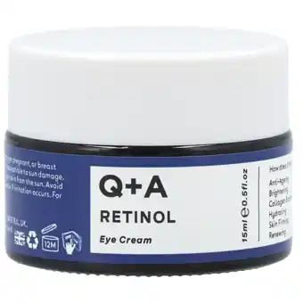Holland & Barrett Q+A Retinol Oogcrème - 15ml aanbieding