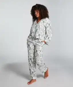 Hunkemoller Hunkemöller Tall Pyjamabroek Wit aanbieding