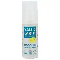 Holland & Barrett Salt of the Earth Unscented Natural Deodorant Spray - 100ml aanbieding