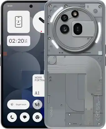 Coolblue Nothing Phone (3a) Pro 256GB Grijs 5G aanbieding