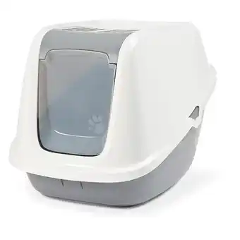 Zooplus Savic Nestor Giant Kattenbak Wit / Koel Grijs aanbieding