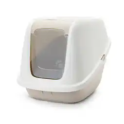 Zooplus Savic Nestor Giant Kattenbak - wit / mokka aanbieding