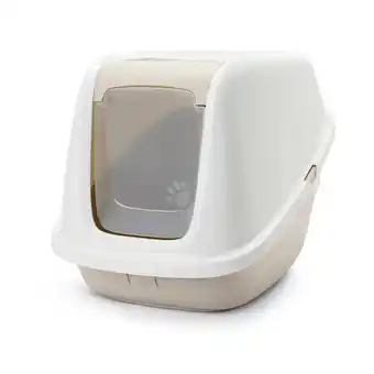 Zooplus Savic Nestor Giant Kattenbak - wit / mokka aanbieding