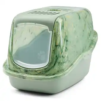 Zooplus Savic Kattenbak Nestor Marmer Amazona Groen / Botanisch Groen aanbieding