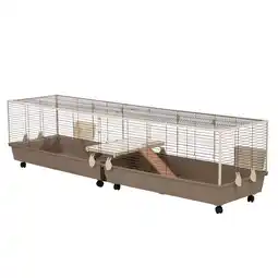 Zooplus TIAKI Kaninchenkäfig XXL 240x58x52cm Kleintier aanbieding
