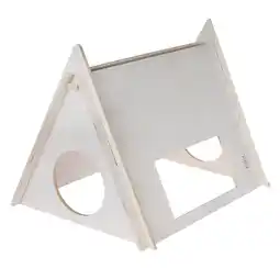 Zooplus TIAKI houten kampeertent 60x47x45cm voor kleine dieren aanbieding