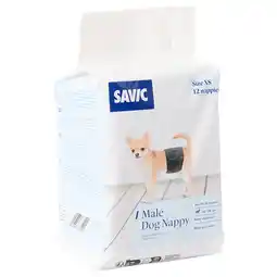 Zooplus Savic luiers voor mannen maat. XS: 20-26cm, 12 stuks hond aanbieding