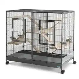 Zooplus Savic Knaagdierkooi Tasmania 120 - L 120 x B 65 x H 107 cm (2 pakketten*) aanbieding