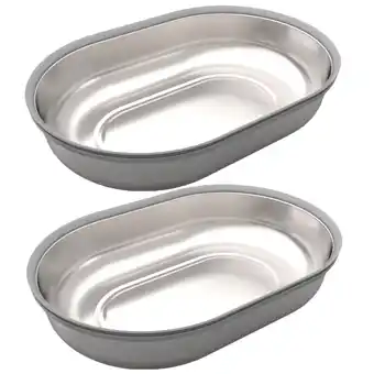 Zooplus Vervangingsbakjes RVS (2 stuks) - SureFeed Microchip Voerautomaat aanbieding