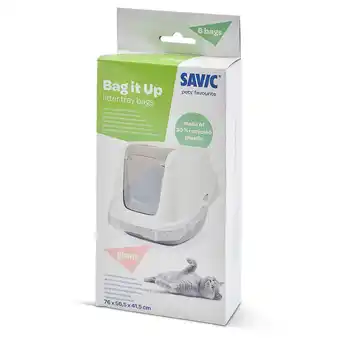 Zooplus Savic Bag it Up Litter Tray Bags - Giant (6 Stuks) aanbieding