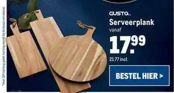 Makro Gusta Serveerplank aanbieding