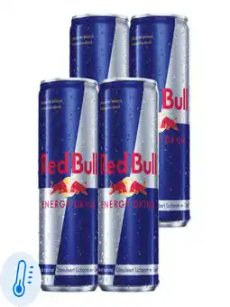 Flink Red Bull Energy Drink 25cl 4-pack gekoeld aanbieding