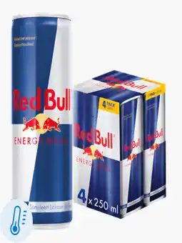 Flink Red Bull Energy Drink 25cl 4-pack gekoeld aanbieding