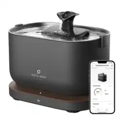 MediaMarkt Petlibro Dockstream App Monitoring Water Fountain-black (with Extra Pump) Fontein aanbieding
