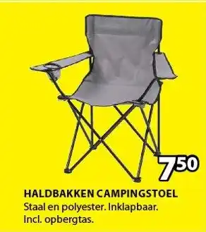 Jysk Haldbakken campingstoel aanbieding