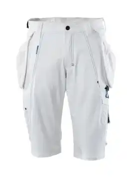 Welkoop Mascot Advanced - Korte Werkbroek - Wit aanbieding