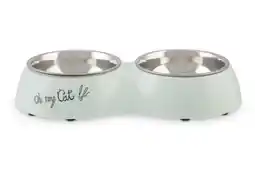 Welkoop Beeztees Oh My Cat - Dinerset - 27x14x4,5cm - Mint - 235 gram aanbieding