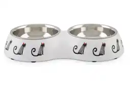 Welkoop Beeztees Muzy - Dinerset - 27x14x4,5cm - Wit - 235 gram aanbieding