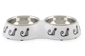 Welkoop Beeztees Muzy - Dinerset - 27x14x4,5cm - Wit - 235 gram aanbieding