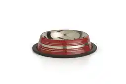 Welkoop Beeztees Stripes - Voerbak - Ø 11 cm - Rood - 180 ml aanbieding