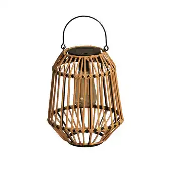 Welkoop Luxform Ibiza Small - Solar tuinverlichting - Brown/Warm White aanbieding