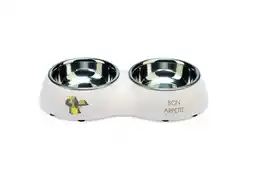 Welkoop Beeztees Binky Dinerset - Puppy Voer & Drinkbak - 27x14x4,5 cm - Licht Roze aanbieding