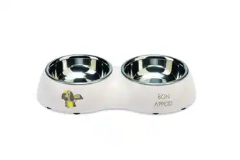 Welkoop Beeztees Binky Dinerset - Puppy Voer & Drinkbak - 27x14x4,5 cm - Licht Roze aanbieding