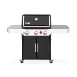 Welkoop Weber Genesis E-325S - Gasbarbecue - Zwart - 3 Branders aanbieding