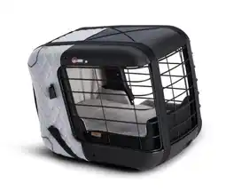Welkoop 4Pets Caree - Autobench - Cool Grey - 46,5x47,2x57 cm aanbieding