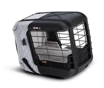 Welkoop 4Pets Caree - Autobench - Cool Grey - 46,5x47,2x57 cm aanbieding