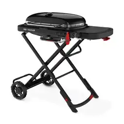 Welkoop Weber Traveler LP Stealth - Gasbarbecue - Zwart - 94,5 x 110,8 x 58,4 cm - 1 Brander aanbieding