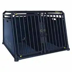 Welkoop 4Pets Pro Noir 22 - Autobench - voor 2 Honden - L - Zwart - 66x96,5x93,5 cm aanbieding