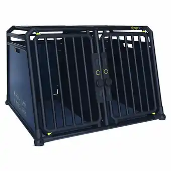 Welkoop 4Pets Pro Noir 22 - Autobench - voor 2 Honden - L - Zwart - 66x96,5x93,5 cm aanbieding