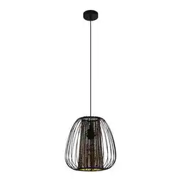 Praxis EGLO hanglamp Curasao zwart E27 40W aanbieding