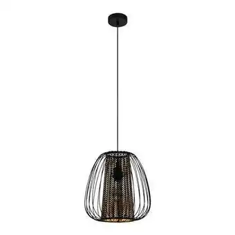 Praxis EGLO hanglamp Curasao zwart E27 40W aanbieding