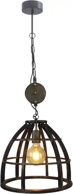 Praxis Brilliant hanglamp Matrix zwart ⌀34cm E27 aanbieding