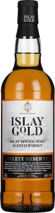 Drankdozijn Islay Gold Select Reserve 70CL aanbieding