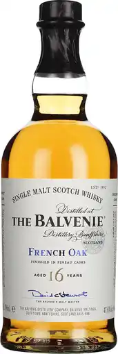 Drankdozijn Balvenie 16 years French Oak 70CL aanbieding
