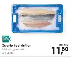 HANOS Zwarte koolvisfilet aanbieding