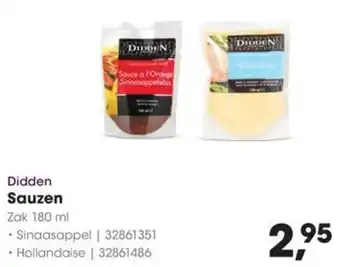 HANOS Didden Sauzen aanbieding