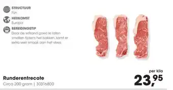 HANOS Runderentrecote aanbieding