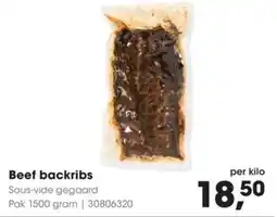 HANOS Beef backribs aanbieding