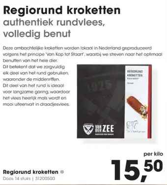 HANOS Regiorund kroketten aanbieding