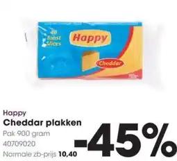 HANOS Happy Cheddar plakken aanbieding