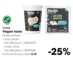 HANOS Violife Vegan kaas aanbieding
