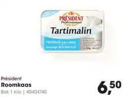 HANOS Président Roomkaas aanbieding