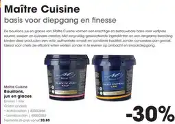 HANOS Maître Cuisine Bouillons, jus en glaces aanbieding