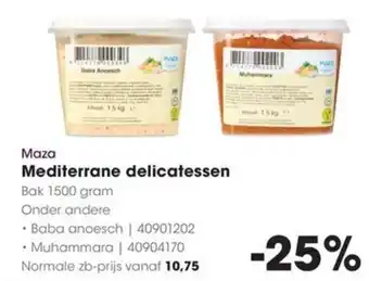 HANOS Maza Mediterrane delicatessen aanbieding