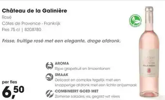 HANOS Château de la Galinière aanbieding